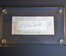 Francis Burdett Signature 1770-1844 UK Britain MP Baron of Bramcote Autograph picture