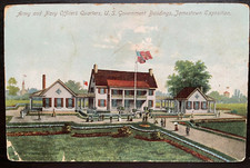 Vintage Postcard 1907-1915 Army & Navy Officer's Quarters, Jamestown Expo, VA picture