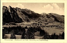 Oberammergau - Bavaria Germany : PANORAMIC SCENE s/21 AY6772 picture