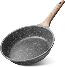 Caannasweis Nonstick Granite Frying Pan Skillet, Non Stick 8 Inch, Gray picture