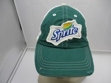 Sprite Green Trucker Hat Adjustable One Size Baseball Cap Soda Logo Distressed picture