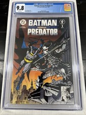 Batman Versus Predator #1 - CGC 9.8 - Highest Graded - Key Issue (1991) picture
