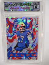2024 Marble Buffalo Bills Allen Ice Refractor SP/200 NFL Football z1 rc picture