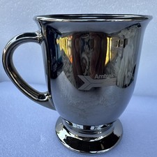 VTG. Chrome Amtrak Operation Redblock Railroad 10th annual Conference Coffee Mug picture