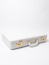 MASONIC OES HOJ ALL WHITE HARD BRIEF CASES, EASTERN STAR BREIFCASE Fast Shipping picture