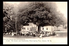 [H3] Postcard 1907 Rotograph Co. Auditorium Rock Spring Park West Virginia picture