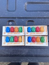 Vintage GE Glow Bright Brite C7-CC Replacement Bulbs 4 Packs 16 Bulbs Christmas picture