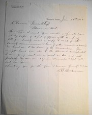 MacKinnon & Co., Mining Brokers, Wallace, Idaho, 1902 Business Letter picture