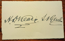 Lt-Gen. H. O'Leary (1868-1934) Autograph ~ Cut Signature w/Inscription picture