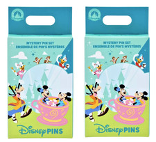 Disney Parks Best Day Ever Hidden Mystery Pin Pack Box Set of 2 - NEW picture