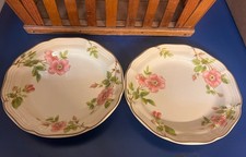 Two Mikasa Heritage Salad Plates in rose pedal pattern picture