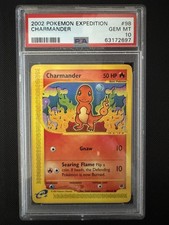2002 POKEMON EXPEDITION #98 CHARMANDER PSA 10 Very Rare  picture