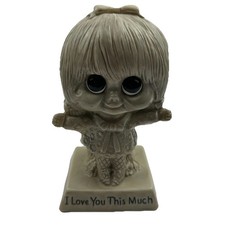 Vtg 1970 Russ Berrie Wallace Berrie Sillisculpt Unbreakable Figurine Kitsch USA picture
