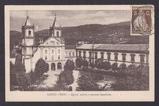 PORTUGAL, Vintage postcard, Santo Tirso, Main church and Benedictine convent picture