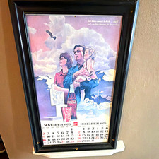 Coca-Cola Original 1975 Advertising Calendar Page Nov/Dec, Multicolor picture