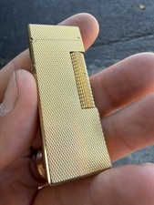 Dunhill 1970s Gold Plated Rollagas Lighter  Tested, Needs Cleaning & Fuel picture