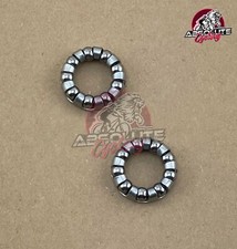 Vintage Road Bike Bottom Bracket Retainer Bearings Fixie Bicycle 3 Piece Cranks. picture