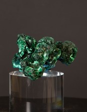 Velvet Malachite Specimen 106g Raw Fibrous Green Crystal Cluster 3