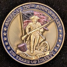 America 250th Anniversary Commemorative Challenge Coin picture