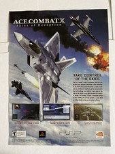 Ace Combat X Skies of Deception PSP Bandai Namco Print Ad Poster picture