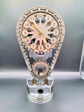 Oldsmobile V8, Motorized Automotive Decor, Muscle Car Timing Chain Clock Art picture