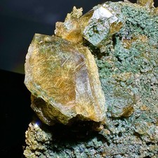Rare and top-grade natural rutile+Phantom Crystal Energy Spiritual Gem+Bracket picture
