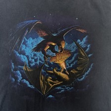 Vintage Harley Davidson Eagle Verses Dragon 1995 Graphic Size Large picture