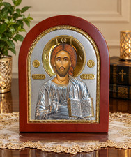 Exact Replica of a Byzantine Icon – Silver Axion, 998 Pure Silver picture