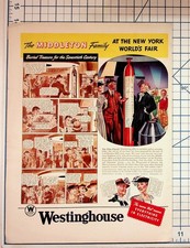 1939 Westinghouse Time Capsule Ad New York World's Fair Magazine Print picture