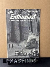 1956 HARLEY DAVIDSON Motorcycle Magazine THE ENTHUSIAST December Christmas  picture