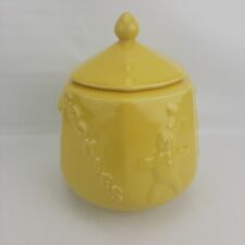 Shawnee Little Chef Cookie Jar with Lid Yellow USA Vintage 1950s Doughboy  picture