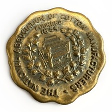 Vintage American Cotton Mfrs. Association Founded 1854 Lapel Pin picture