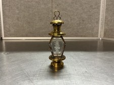 4” Mini Brass Candle Lantern NEW picture