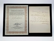 1884 Henry M Teller Signed US Interior Appointment Document COA HM Autograph picture