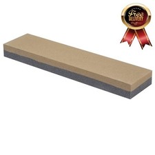 Smith’S 50821 8” Dual Grit Combination Sharpening Stone – Gray picture