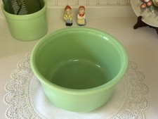 Vintage Jadeite 9-1/2” Mixing Bowl  4-1/2” Deep picture