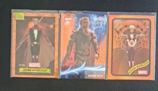 2024 2025 Topps Chrome Marvel Adam Warlock /25 #4 #149 #144 Orange Collection picture
