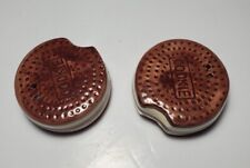 Giftcraft Ceramic Cookie Salt And Pepper Shakers Vintage picture