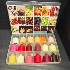 Vintage PartyLite Votive Organizer 18 Sample Candle Scents assorted picture