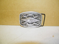 1994 Farm Progress Show Bloomington IL Pewter Belt Buckle Ltd Ed 5th Spec Cast picture
