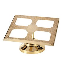 Autom Basilica Series Bible and Missal Stand, 15 Inch Gold Brass picture