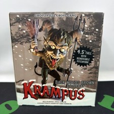 Ghouslville Ghoul Gang Krampus Back Woods Brown Tiny Terror Vinyl Figure Horror picture