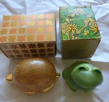 Vtg Avon Emerald Prince & Precious Turtle  Roses *Sweet Honesty Cologne  1 Oz  picture