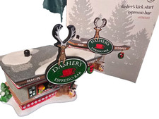 DEPARTMENT  56 NORTH POLE   ~  DASHER'S KICK START ESPRESSO   #4036543 * NEW * picture