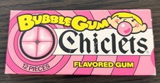 Vintage 1980’s BUBBLE GUM CHICLETS GUM  Unopened  New Old Stock picture