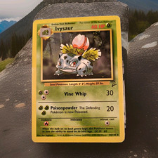 1999 Ivysaur #30 from the original Base Set of the Pokémon Trading Card Game. picture