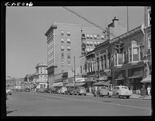Photo:Walla Walla Washington Main Street 1941 downtown storefronts cars picture