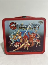 Vintage 1985 ThunderCats Aladdin Metal Lunch Box Lion-O Mumm-Ra No Thermo ROUGH picture