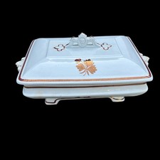 Mellor Taylor & Co.  Antique Tea Leaf Copper Lustre Rectangular Serving Dish picture