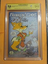Franklin and Ghost #1 Izzy's Comics Exclusive Fosgitt & Gunn Signed  & sketched picture